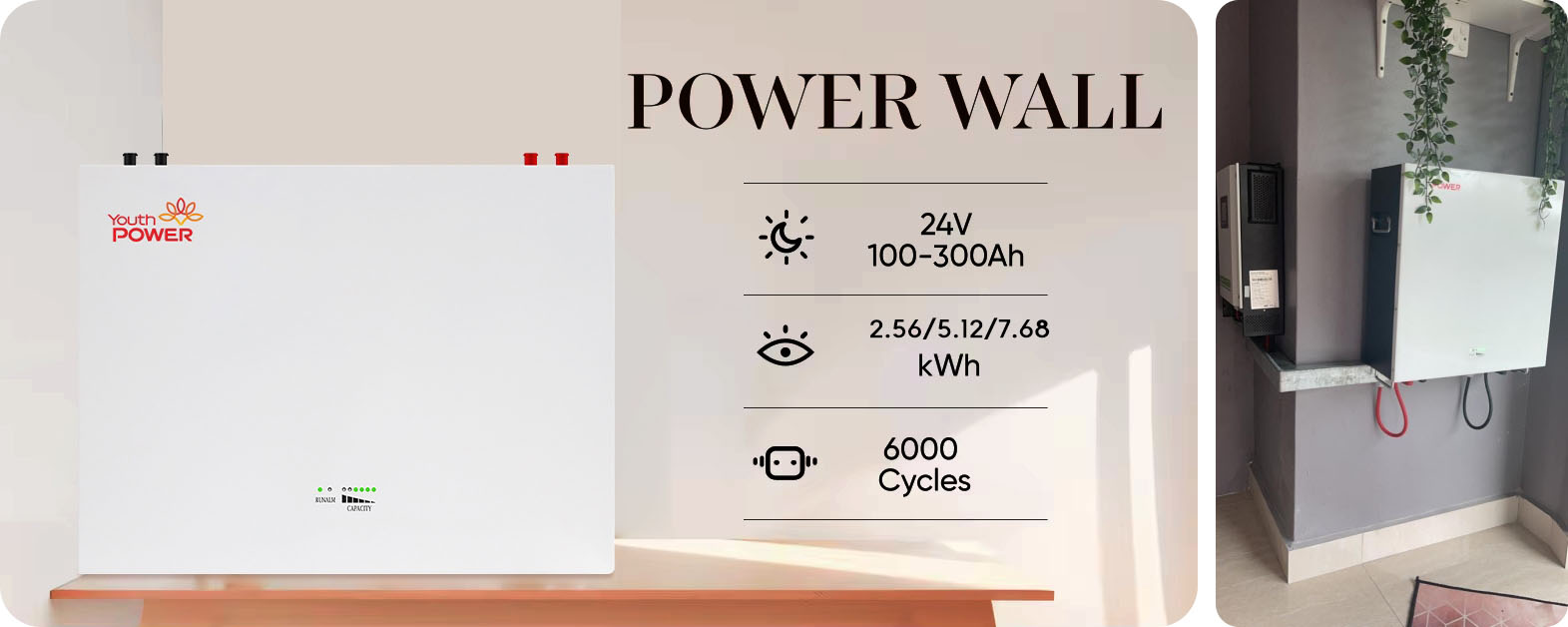 24V 300Ah lithium battery