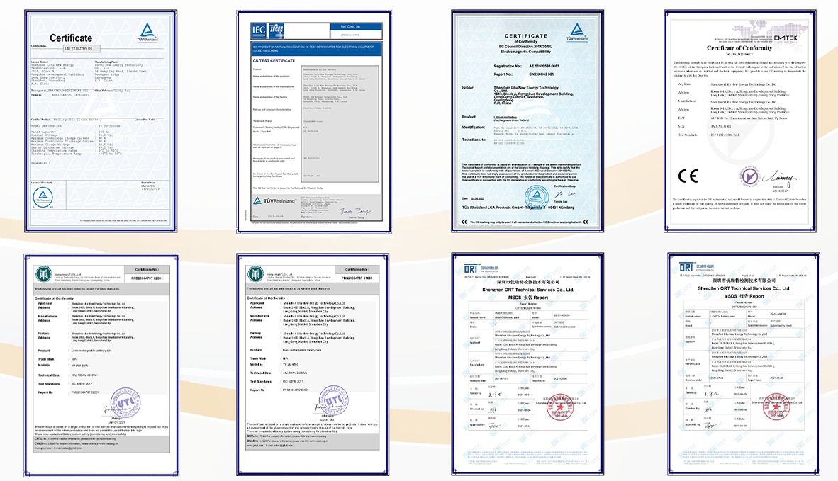 Certifications