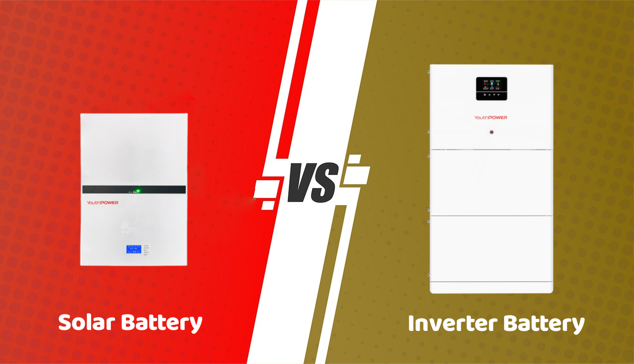 difference between solar battery and inverter battery