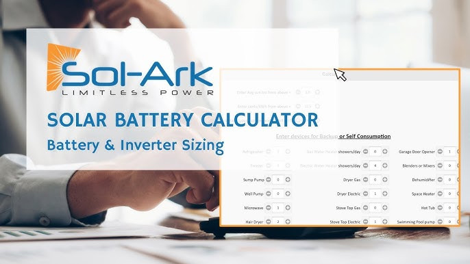 solar battery bank calculator